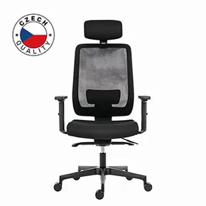 Powerton Ergonomischer Bürostuhl Lucie, Schwarz
